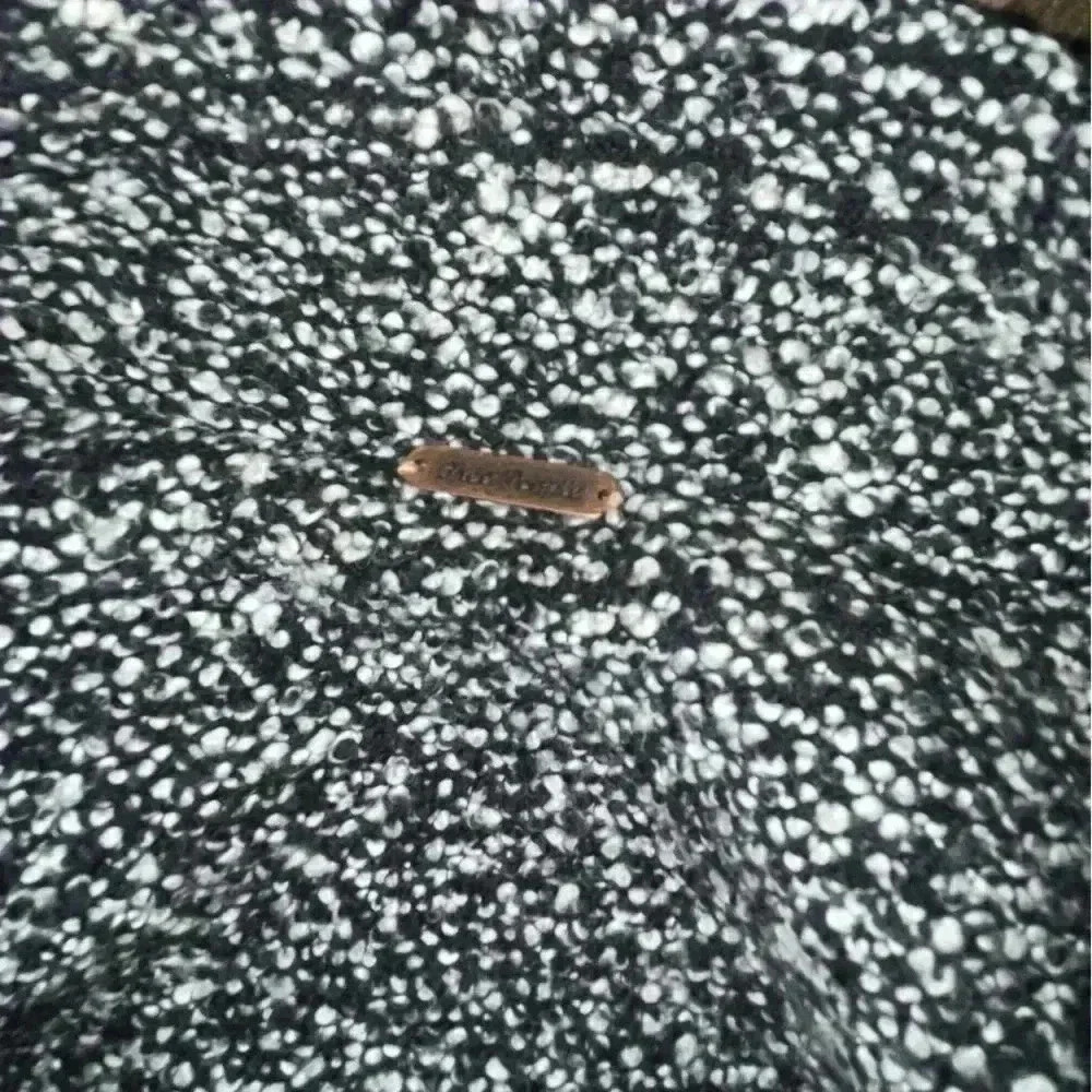 Free People Slouchy Boho Utility Moto Jacket Marled Black - Picture 3 of 7